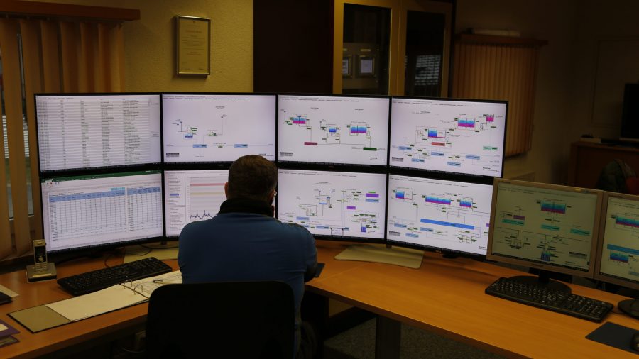 Control centre WAGROM Water supply grosses Moos