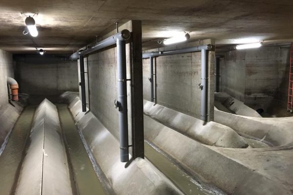 Exhaust air system Rainwater basin Waste water