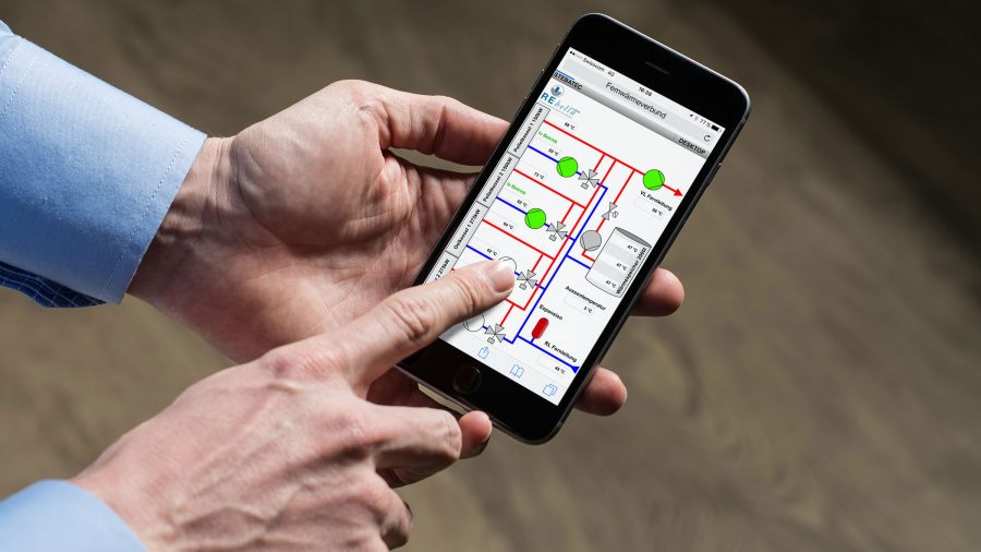 REbella Prozessleitsystem Mobile Bedienung